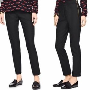Kate Spade Blaze a Trail Pants Women’s Size 6 Side Zip Slim Leg Stretch Knit